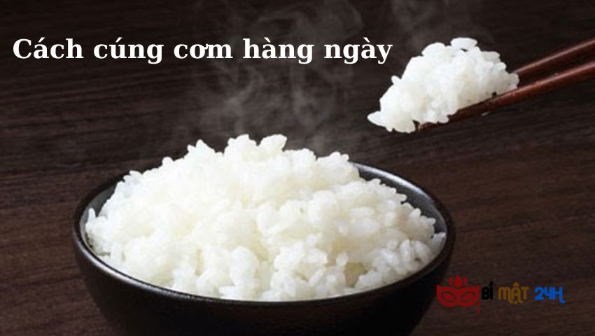 Cách cúng cơm hàng ngày